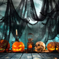 Pikkukuva 5 / 5: 250cm x 200cm Halloween-kauhukankaat, suuri musta pelottava aavekangas, sopii Halloween-juhliin, kummitustaloon, ulkokoristeluun