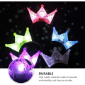 Miniatyrbilde 2 av 5: 5 stk. Glow in the Dark kronehodebånd (tilfeldige farger) Glow in the Dark krone LED blinkende hodebånd for festlige jente- og guttebursdager