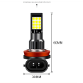 Miniatyrbilde 4 av 4: Billad LED frontlykter for tåkelys, superlysende, gylne øyne, H11 H3 9006 881 H8 pære (2 stk.)