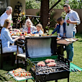 Miniatyrbillede 4 af 4: 10 stk. grilltilbehør, grillspydkurv, kebabspyd, grill