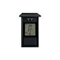 Miniatyrbild 1 av 4: Växthustermometer, Vattentät Digital Växthustermometer Monitor 0.1°C Upplösning, -20 till 50°C Temperaturområde, Väggbatteridriven (Svart)