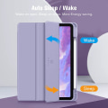 Miniatyrbillede 3 af 5: Etui til iPad Air 2022 5. generation 10,9 tommer/iPad Air 4 2020 - Gennemsigtigt cover [Opbevaring og opladning af stylus] Stødsikkert automatisk sleep/wake C