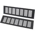 Rektangulær ventilationsrist, ventilationsrist, rektangulær ventilationsrist ideel til 80 × 300 mm ventilation