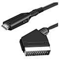Miniatyrbild 5 av 5: Spänningsomvandlare, Scart till HDMI-omvandlare Ljudvideoadapter för HDTV/DVD/Set-Top Box/PS3/PAL/NTSC