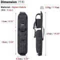 Miniatyrbild 2 av 5: Svart - 2 stycken - Midjeväska Väska Taktisk Väska Militär Väska Multifunktionell Holster för Utomhussporter Vandring