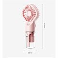 Miniatyrbild 2 av 5: Bärbar dimfläkt, mini transparent sprayfläkt, uppladdningsbar dimspridare via USB med 4 hastigheter för hemmet, kontoret, utomhus, resor