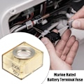 Miniatyrbillede 2 af 5: Vandtæt 200A Marine Batterisikring Terminal Sikring 58V
