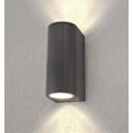 Pikkukuva 1 / 5: LED-ulkoseinävalaisin - Hiekanharmaa/Antrasiitti - Pyöreä - Kaksisuuntainen 2x GU10 ylös ja alas - Seinävalaisin - Säädettävä sädekulma - IP54