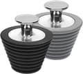 2PCS Universal Tub Stopper för badkar och badrum