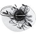Miniatyrbild 3 av 5: Bröllopsslöja Hätta Bröllopshuvudbonad Bröllopsfascinator Hatt