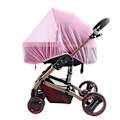 Miniatyrbilde 1 av 5: Myggnetting (rosa) for barnevogner - insektsnett, maskinvaskbar, elastisk og pustende - brukes til barnevogner, barnevogn, buggy, bærebag, passer til Cr