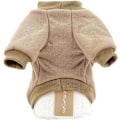 Miniatyrbillede 4 af 5: Hvalpe Fleece Sweatshirt Pullover Sød Bjørn med Ører til Små og Mellemstore Hunde og Katte, Brun, M(M)