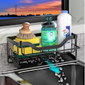Miniatyrbild 1 av 4: Diskorganisatör för Köket, Snabbavlopp Diskställ i Rostfritt Stål med automatisk avrinningsbricka, organiserar köksförvaring med handdukshållare
