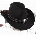 Miniatyrbilde 2 av 4: Herre Western Cowboy Hat Outback Filt Gus Hat