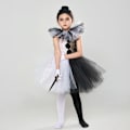 Miniatyrbild 5 av 5: Skräckclown flicka klänning Halloween cos performance kostym clown cosplay tutu kjol (10-12 år gammal)