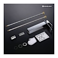 Miniatyrbild 5 av 5: Vattenfall Badrumsblandare Hög Pip Krom Handfat Blandare Modern Design-