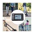 Miniatyrbillede 3 af 3: P9 LCD Display Instrumentbræt Måler LCD Skærm 24v 36v 48v 60v Elcykel Måler Til El Scooter