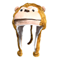 Miniatyrbilde 1 av 5: Plush Dyrehatt for Barn og Voksne Tegneseriehatt Barnehage Foreldre-Barn Rekvisitter Hatt Hodeplagg