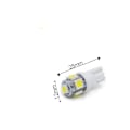 Miniatyrbillede 4 af 5: 10 stk. gule lys, T10 W5W LED 5050SMD 12V DC 10 stk.