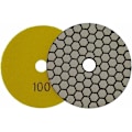 Miniatyrbillede 5 af 5: 7 stk. Diamantpoleringsskive 4\"/100 mm Tørre Diamantpoleringspuder til Marmor, Granit, Sten, Beton (100)