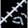 Miniatyrbild 2 av 4: Set med 50 fästklämmor för LED-ljusremsa 10 mm till 18 mm