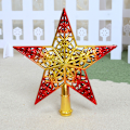 Miniatyrbillede 2 af 4: 1 Pakke Stjerne Juletræstop Juletræstop Ornament