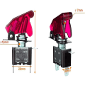Miniatyrbild 3 av 3: Vippströmbrytare Röd LED-lampa 20a 12v-24vdc På/av Vippströmbrytare