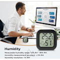 Miniatyrbild 3 av 5: 4 Delar Mini LCD Termometer Inomhus Digital Hygrometer Hög Precision Hög Precision temperatur -50 ℃ 70 ℃ 10% 99% HR för Vardagsrum Baby Baby Ch