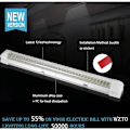 Miniatyrbillede 3 af 5: LED Lys Bar, DC 12-80V Bil Indvendig Lys 72 LEDs Skabslampe/Universal Belysning 500LM Til Skab/Bil, Lastbil, Køretøj, RV, Båd, Loftslampe (1 stk)