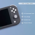 Miniatyrbild 3 av 5: 4 st (grå) - Smart Thumb Grip Caps för Nintendo