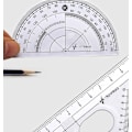 Miniatyrbillede 4 af 4: Geometri Sæt Student Math Circle Gauge med Circle Protractor i Bære Taske