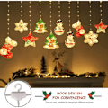 Miniatyrbilde 4 av 5: 10 stk. Julevinduslys Innendørs, 3M 100 LED 3D Julelys, 8 Moduser USB Julevindusgardinlys, for Innendørs eller Utendørs Hjemmefest D