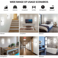Miniatyrbillede 5 af 5: LED indendørs væglampe, 12W kølig hvid 6000K akryl væglampe, moderne design dekor væglampe til stue, soveværelse, gang, badeværelse (C