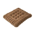 Miniatyrbillede 1 af 5: Mørk kaffe sød rektangulær pude Mock Cookie pude til sæde, gulv, bar, spillelokale