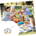 Miniatyrbilde 3 av 4: 2 Solids Solid ovn komfyr komfyr med grill fondue fondue med solid rustfritt stål rustfritt stål