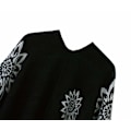 Miniatyrbillede 4 af 5: Varmt sjal til kvinder, ydre tørklæde, strikket tæppe, dobbeltsidet fortykket poncho, kvinders farveblokeret sjal, indpakket poncho med frontåbning