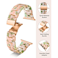 Pikkukuva 2 / 5: Apple Watch -ranneke, hartsi, 41 mm, 40 mm, 38 mm, kevyt vaihtoranneke iWatch -rannekkeelle, naisille ja miehille, Link-ranneke Apple Watch Series 8/7/6/5 -kellolle
