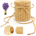 Miniatyrbillede 1 af 5: Naturlig Papir Raffia Bånd Raffia Spole 200m pr. Rolle til Håndværk, Gaveindpakning, DIY Dekoration Gaver DIY Vævning og Havearbejde