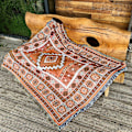 Pikkukuva 2 / 5: 1 kpl 160x130cm Oranssi Ruudullinen Neulottu Koristeellinen Mukava Yksinkertainen Bohemia Suojaa Kylmältä Sohvalle Lepotuolille ja Päiväunille