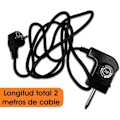 Miniatyrbillede 3 af 5: Universalkabel til termostat for universal jerngrill 10 til 250V 5 positioner
