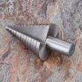 Miniatyrbillede 5 af 5: HSS Trin Trin Bor, Dobbelt Trin Trin Bor (5mm-35mm) med Titanium Belægning, Massiv, Perfekt til Skruetrækkerboring