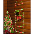 Miniatyrbild 1 av 5: LED Julbelysning - 1m Juldekorationsstege med Jultomte, Juldekorationsljus för Inomhus Utomhus, Fönster, Trädgård, Hem, Vägg, C