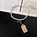 Miniatyrbilde 5 av 5: (Brun) 200 stk. Prislapper, 26 x 12mm Kraft Prislapp Klær Prislapp Mini Smykkelapper med Elastisk Tråd for Klær Smykker Display