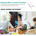 Miniatyrbild 3 av 5: Kraftfull WIFI-repeater 1200MBPS Extender Dubbel 5 GHz och 2,4 GHz dubbelband, kompatibel med AP/Router/Bridge