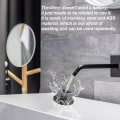Miniatyrbild 5 av 5: Mekanisk kökstimer, adsorberbar magnetisk timer, vattentät rostfritt stål återanvändbar timer, 60 minuters nedräkning, lämplig för matlagning, kokta ägg