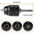 Pikkukuva 4 / 5: 2-13mm raskas ammattikäyttöön tarkoitettu 1/2-20 UNF PIKAKIINNITYSPORANISTUKKA 6,35mm (1/2\") SDS-adapterilla
