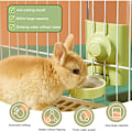 Miniatyrbillede 4 af 5: Stk. Lille Drikkedunk til Dyr, 600ML Automatisk Kaninfoderflaske, Hængende Anti-Dryp Kanindrikker til Marsvin Hamster Chinchilla Pindsvin P