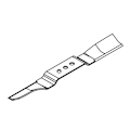 Miniatyrbillede 3 af 3: Reserveklinge 53 cm til , 1 stk.