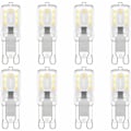 Miniatyrbillede 1 af 4: G9 LED-pære, G9 LED 220V Naturlig Hvid 3000K 3W Halogenækvivalent 30W Halogenlys 8-pak