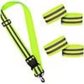 Miniatyrbilde 2 av 5: Reflekterende tape, reflekterende armbånd, sykkelrefleksarmbånd, sykkelrefleks tape, sykling, løping, selvklebende sikkerhetsbelter